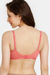 Rosaline Everyday Double Layered Non Wired 3/4th Coverage T-Shirt Bra - Georgia Peach — thumbnail 2
